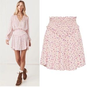 Spell Dolly Mini Skirt Ditsy Pink